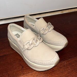 Women's Beige Platform Loafers DV Dolce Vita Bizzie/Jhenee style